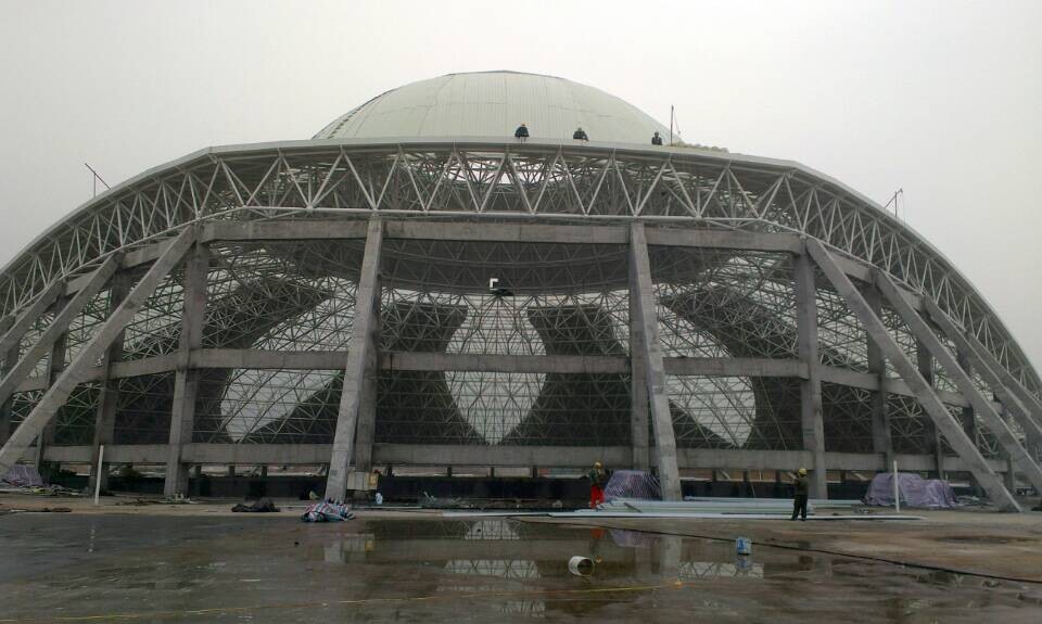 灯塔温泉馆网架工程